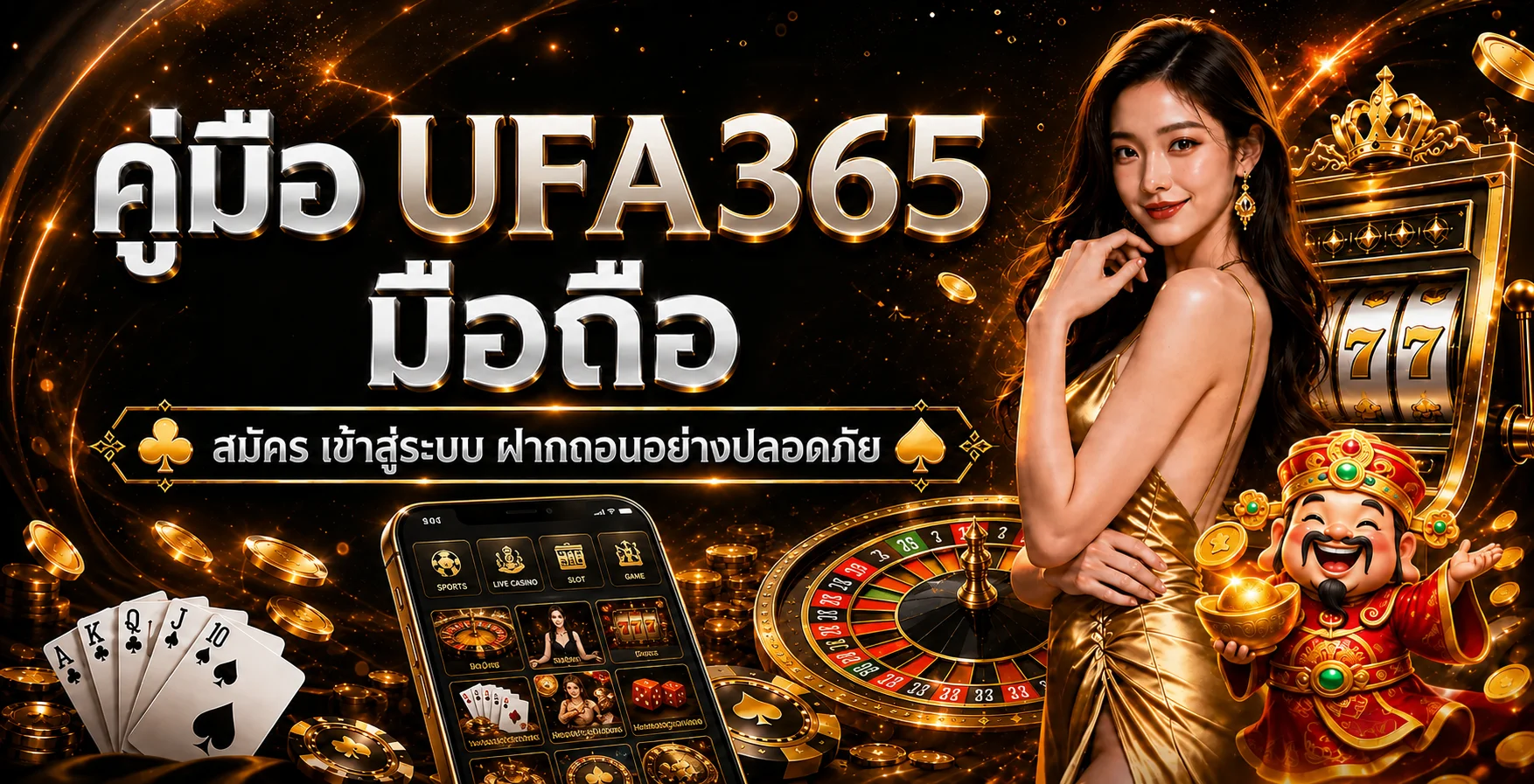 UFA365 มือถือ คู่มือสมัคร เข้าสู่ระบบ ฝากถอนปลอดภัย